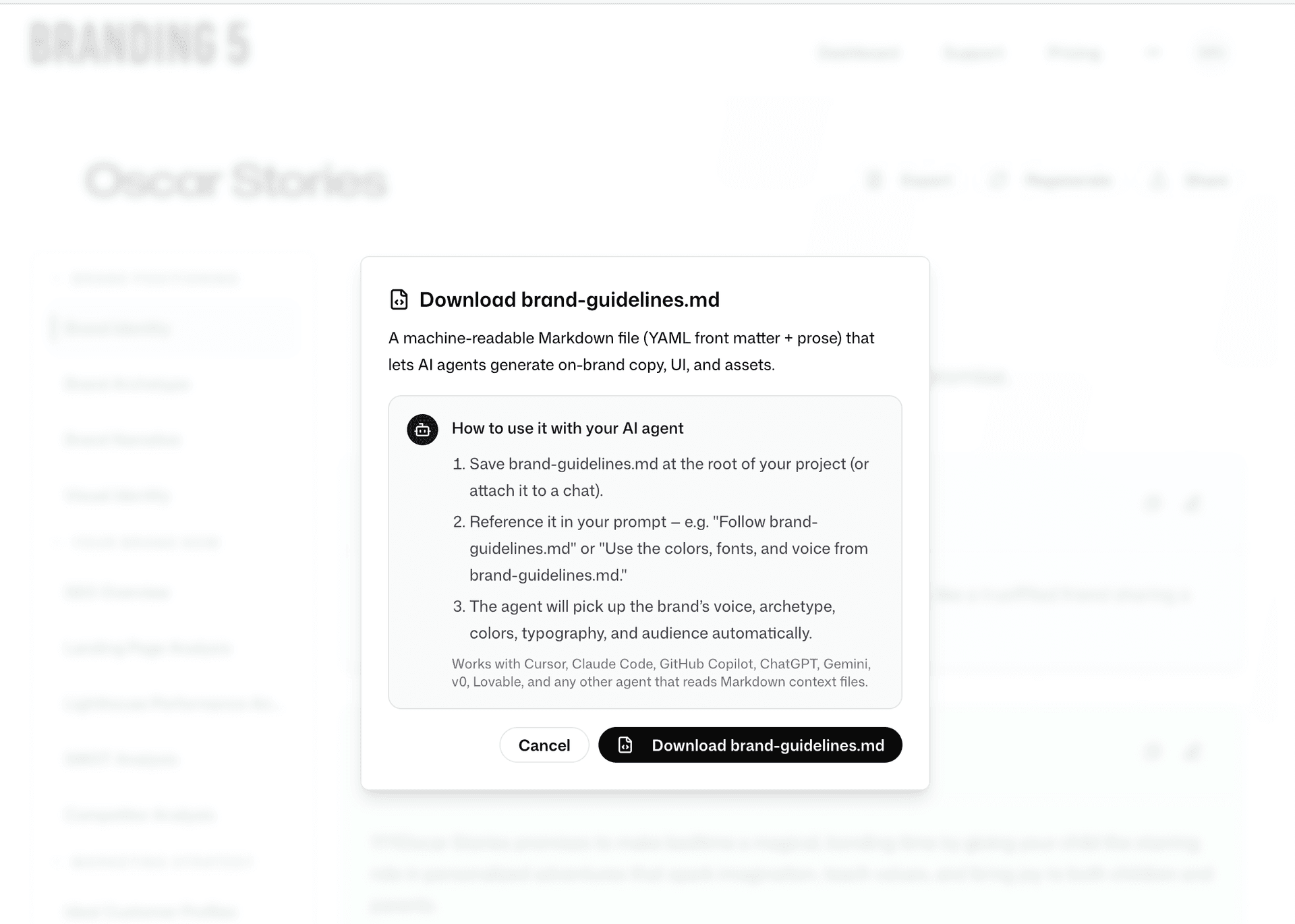 Download brand-guidelines.md dialog